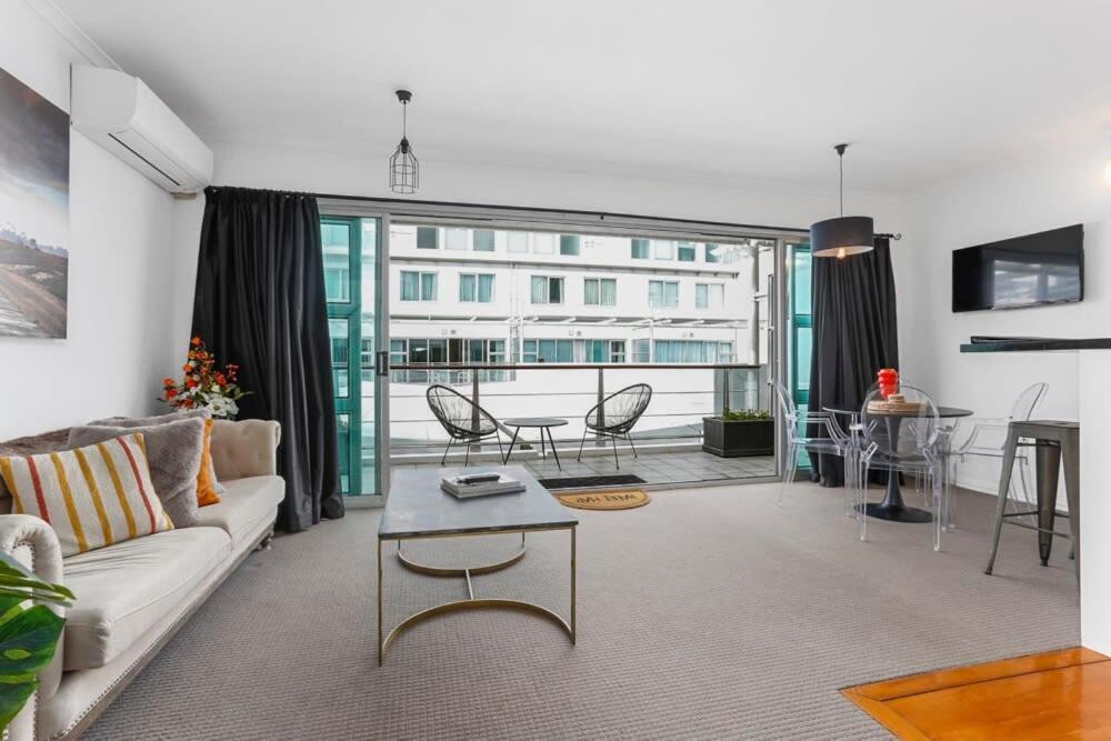 Funky One Bedroom Apartment On Princes Wharf Auckland Exteriör bild